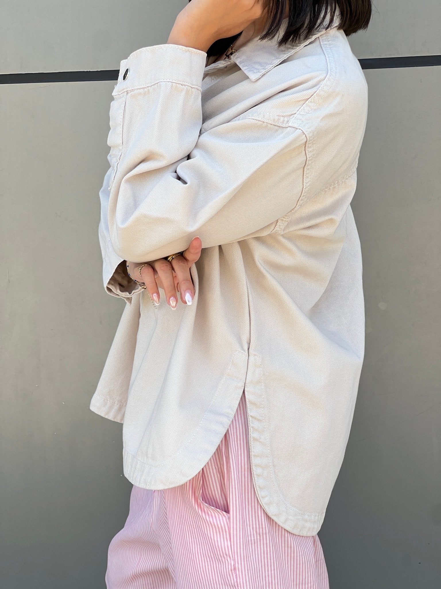 Denim Beige Shirt - CIVA