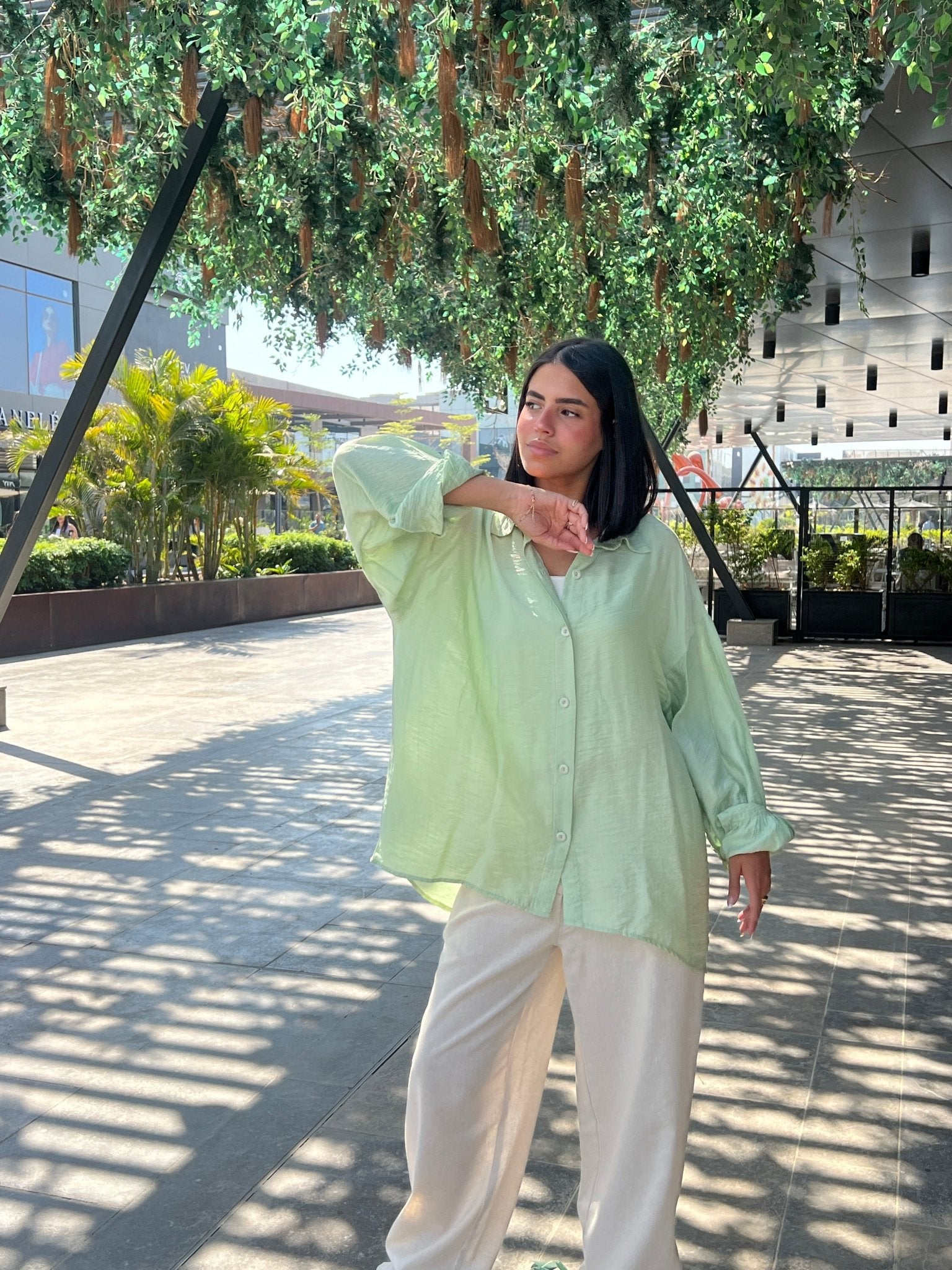 mint green shirt - CIVA