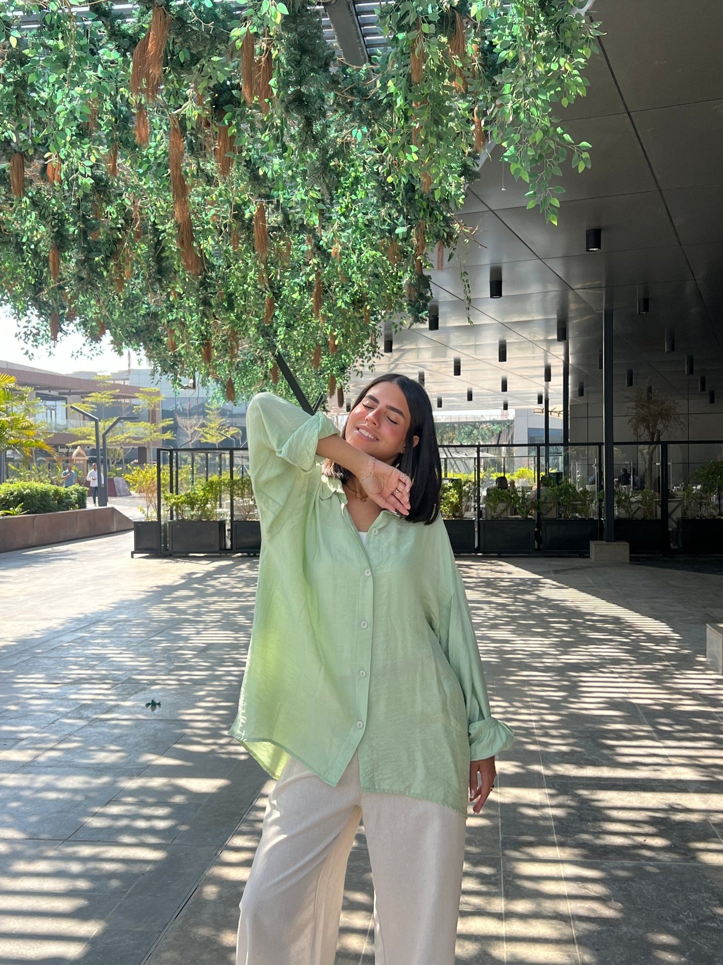 mint green shirt - CIVA