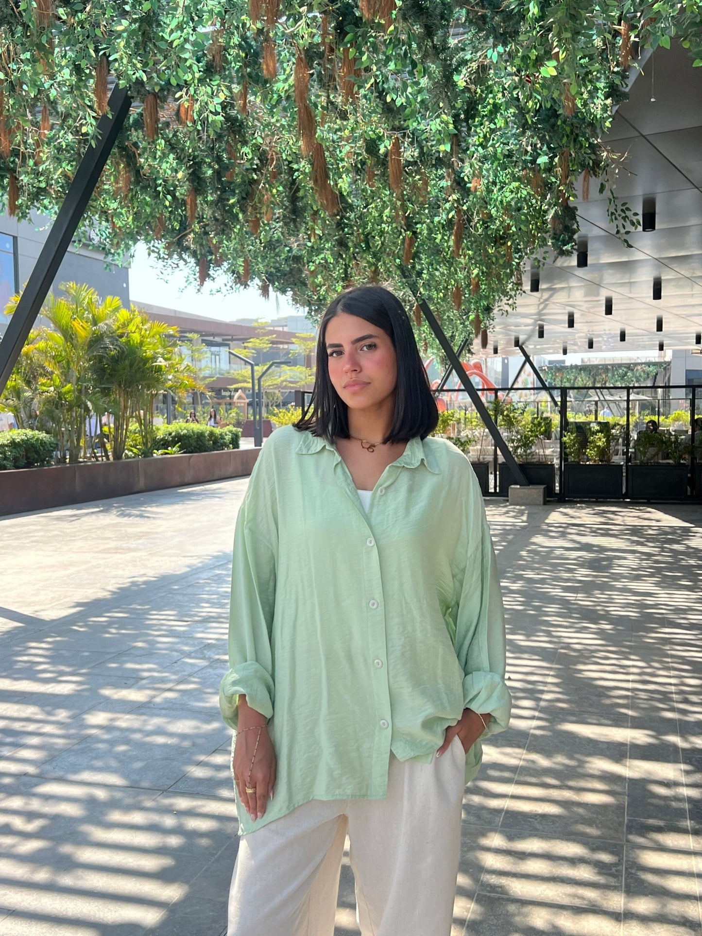 mint green shirt - CIVA