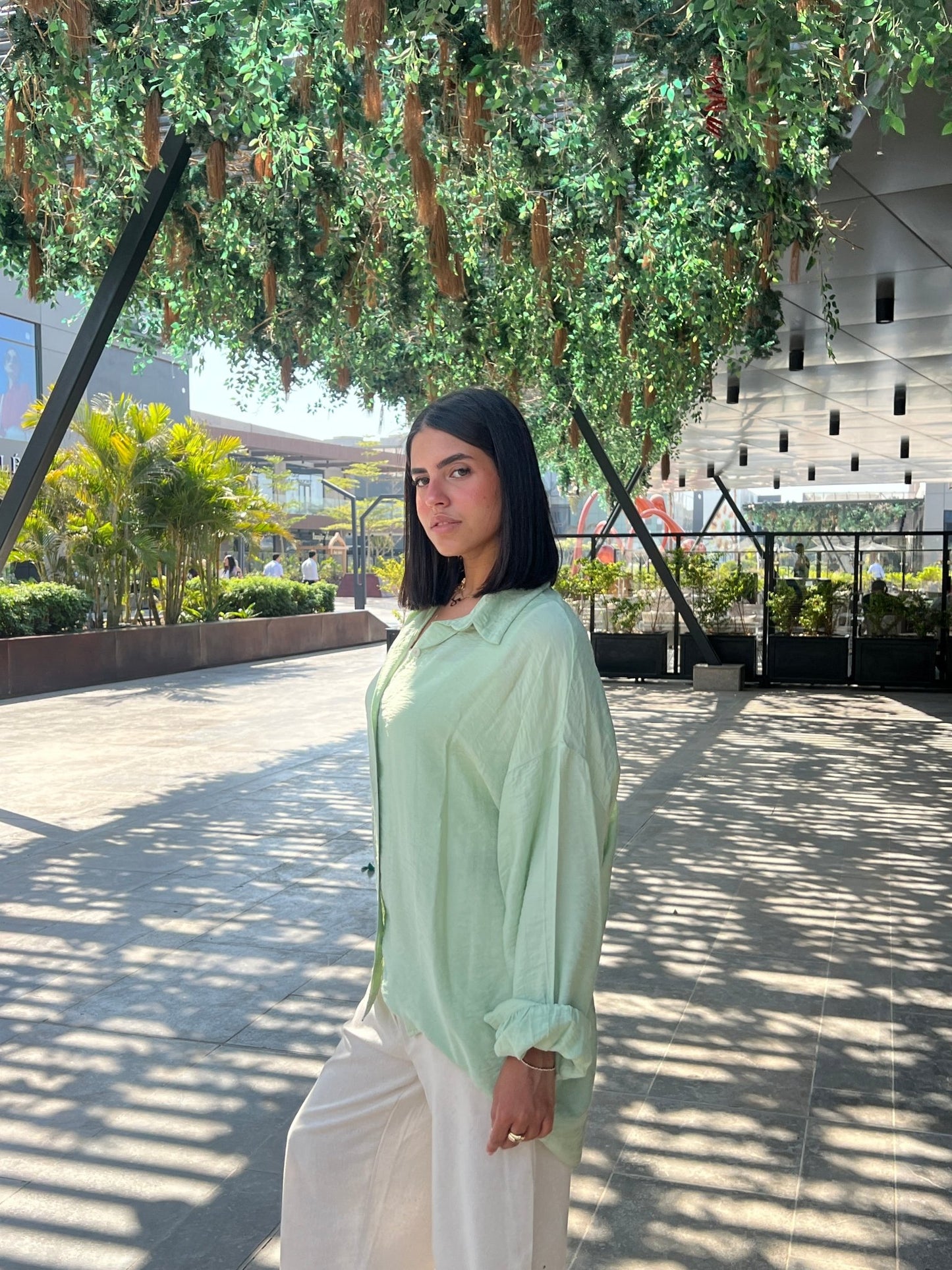 mint green shirt - CIVA